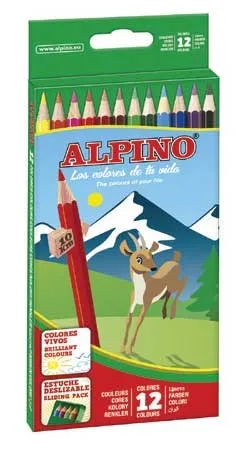 Alpino Uzun Kuruboya Kalemi 12 Li Al-654
