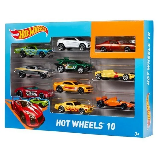 Hot Wheels Araba Seti 10"lu 54886