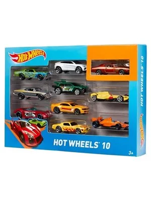 Hot Wheels Araba Seti 10"lu 54886