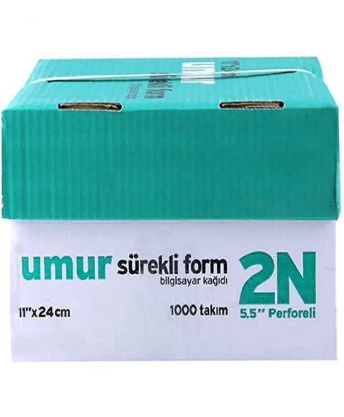 Umur 11x24 Sürekli Form 2 Nüsha 60 Gr 1000 Li 5.5