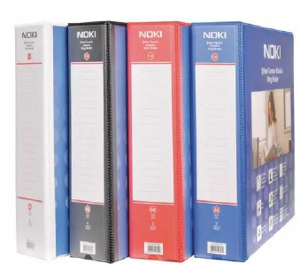 Noki A4 2 Halkalı Klasör D Mekanizmalı 7 Cm Siyah