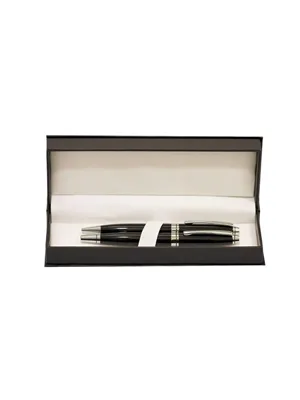 Steelpen 105 Roller Kalem+tükenmez Kalem Seti Siyah
