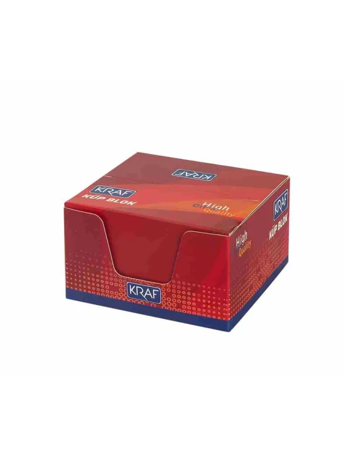 Kraf 8x8 Cm Küp Blok Beyaz 115g