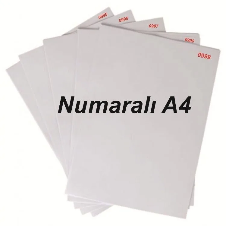 A4 80 Gr 450 Li Numaralı Yevmiye Kebir