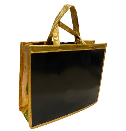 Gıpta Vesta 290x120x240 Hediyelik Çanta Siyah-altın