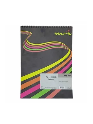 Moii 25x35 Metalize Fon Kartonu Defter Spiralli Karton Kapak 10 Renk 160 Gr M002233
