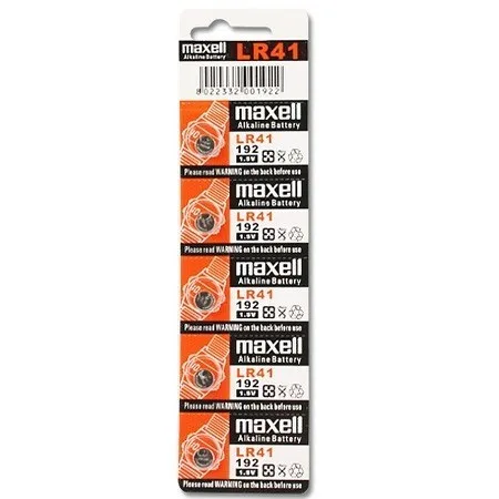 Maxell Lr41 192 1.5 Volt Pil