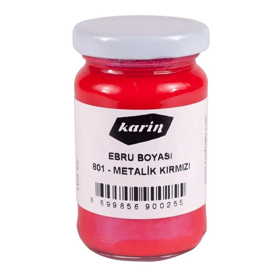 Karin Ebru Boyası 105 Cc Metalik Kırmızı 801