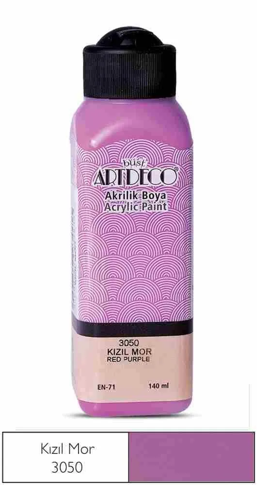 Artdeco 140 Ml Akrilik Boya Kızıl Mor 70r-668