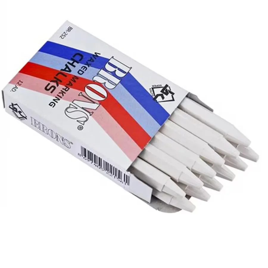 Brons Yağlı Tebeşir Beyaz Br-252 12"li