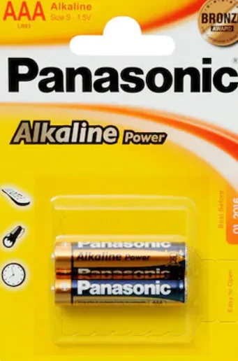 Panasonıc Power Aaa 1.5v Alkalin Pil 2 Li Lr03