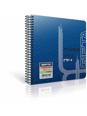 Gıpta Pass 100\4 Pp Kap.spir.renkli Defter 1290
