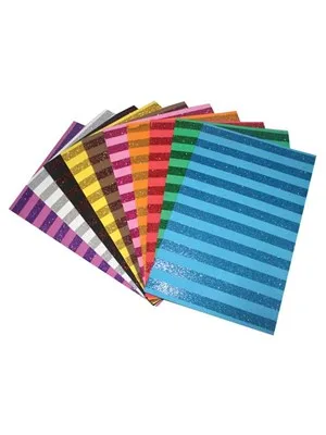 Lino A4 Simli Çizgi Desen Eva 10 Renk 2801j-1