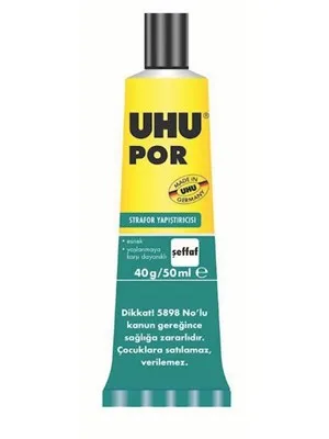 Uhu Por 40 Gr\50 Ml Strafor Yapıştırıcısı 40359