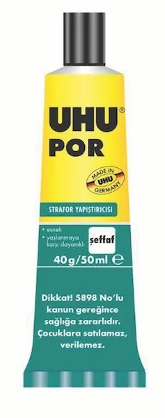 Uhu Por 40 Gr\50 Ml Strafor Yapıştırıcısı 40359