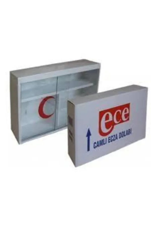 Ece Ecza Dolabı 46x28x10 Metal Beyaz