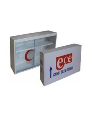Ece Ecza Dolabı 46x28x10 Metal Beyaz