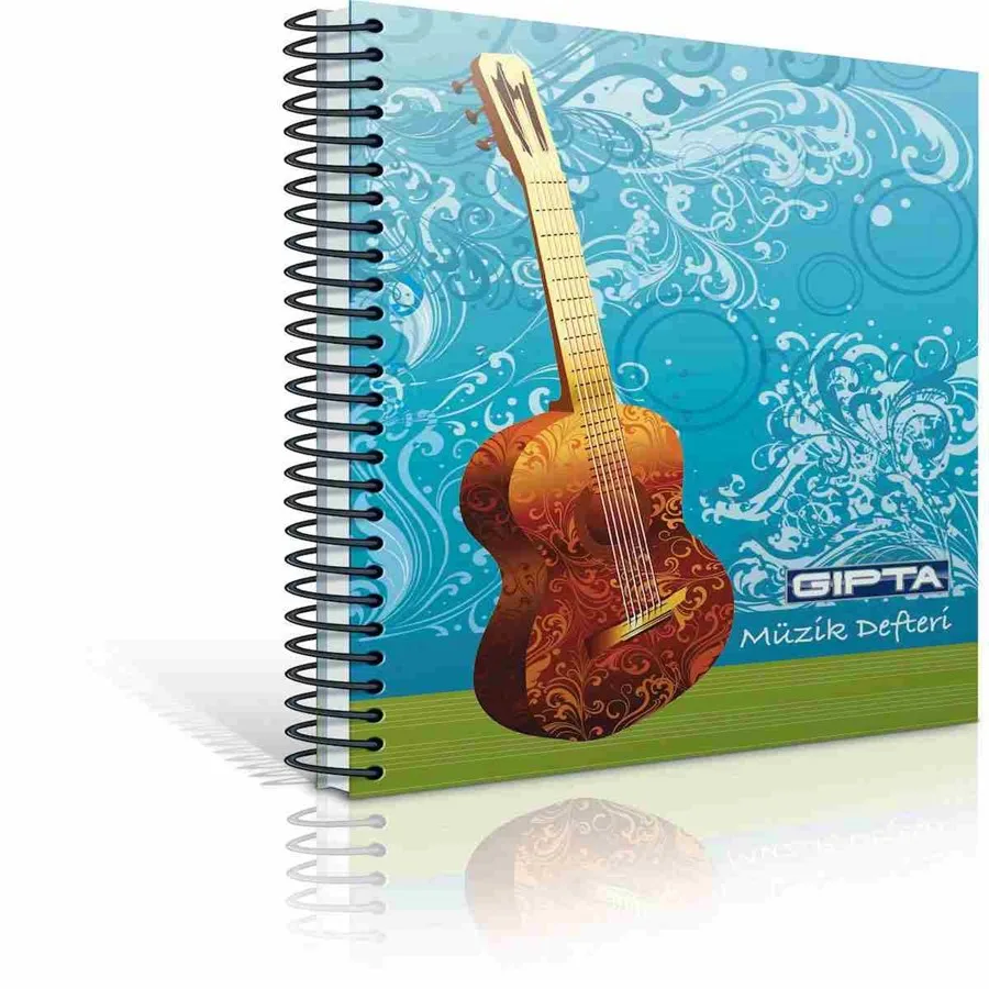 Gıpta A4 Karton Kapak Spiralli Müzik Defteri 40 Yp 1481