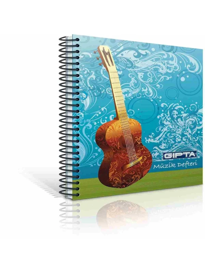 Gıpta A4 Karton Kapak Spiralli Müzik Defteri 40 Yp 1481