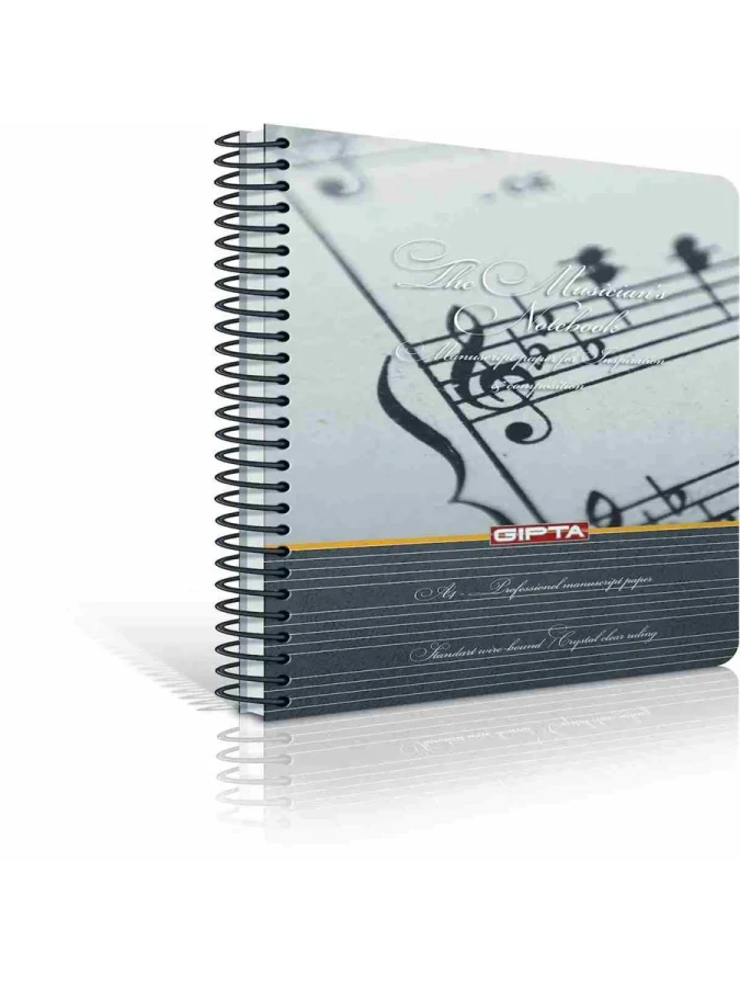 Gıpta A4 Sert Kapak Spiralli Müzik Defteri 80 Yp 1700