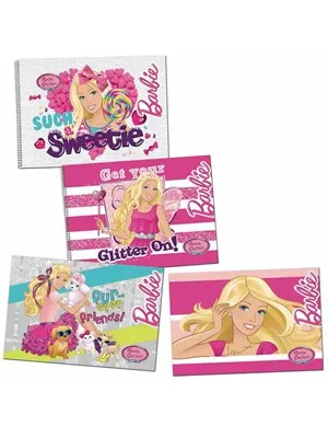 Gıpta Barbie 17x24 Cm Karton Kapak Spiralli Resim Defteri 15 Yp 5454