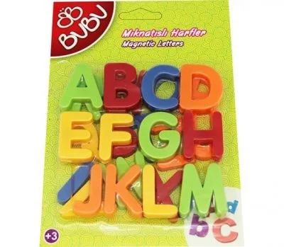 Bubu Mıknatıslı Harf 26 Parça Bubu00082