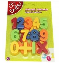 Bubu Mıknatıslı Rakam 25 Parça Bubu00083