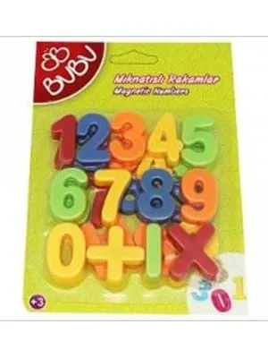 Bubu Mıknatıslı Rakam 25 Parça Bubu00083