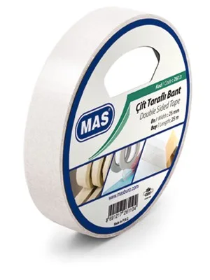 Mas 25x25mt Çift Taraflı Bant 2613