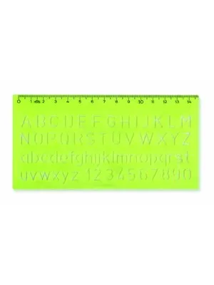 Hatas Yazı Şablonu Büyük Harf 20 Mm