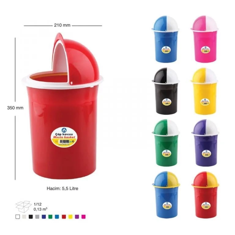 Ark Plastik Çöp Kovası 1213