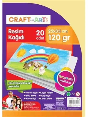 Umur 25x35 100-120 Gr Resim Kağıdı 100"lü 2095