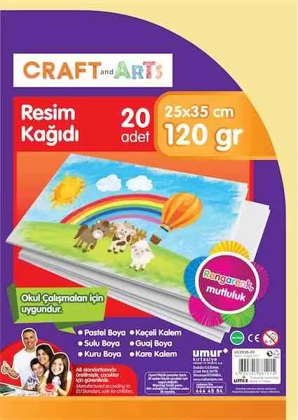 Umur 25x35 100-120 Gr Resim Kağıdı 100"lü 2095