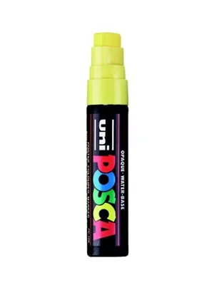 Uni Posca 15.0 Su Bazlı Poster Markörü Yellow Pc-17k