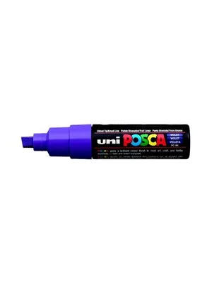 Uni Posca 8.0 Su Bazlı Poster Markörü Vıolet Pc-8k