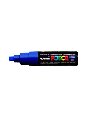 Uni Posca 8.0 Su Bazlı Poster Markörü Blue Pc-8k