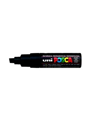 Uni Posca 8.0 Su Bazlı Poster Markörü Black Pc-8k
