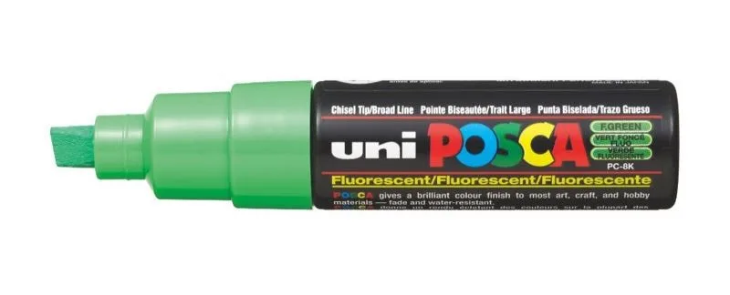 Uni Posca 8.0 Su Bazlı Poster Markörü F.green Pc-8k