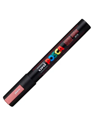 Uni Posca 1.8-2.5 Su Bazlı Poster Markörü Metallıc Red Pc-5m