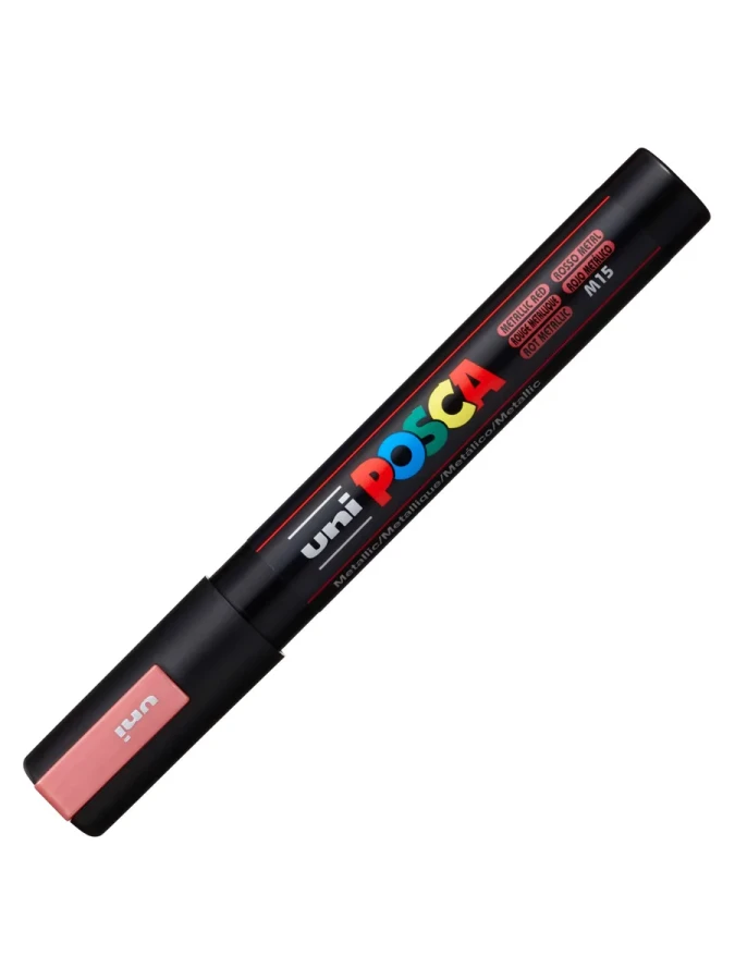 Uni Posca 1.8-2.5 Su Bazlı Poster Markörü Metallıc Red Pc-5m
