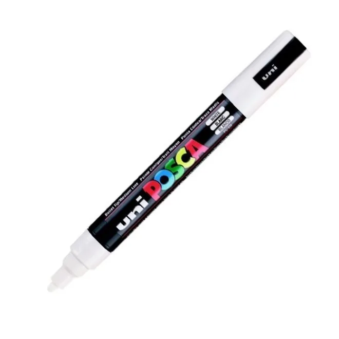 Uni Posca 1.8-2.5 Su Bazlı Poster Markörü Whıte Pc-5m