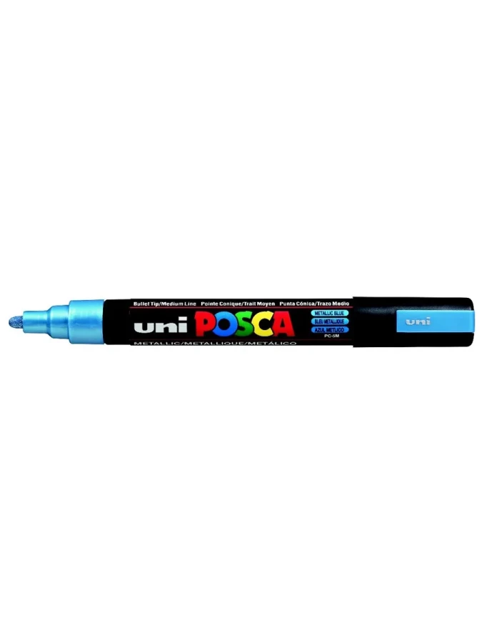 Uni Posca 1.8-2.5 Su Bazlı Poster Markörü Metalıc Blue Pc-5m