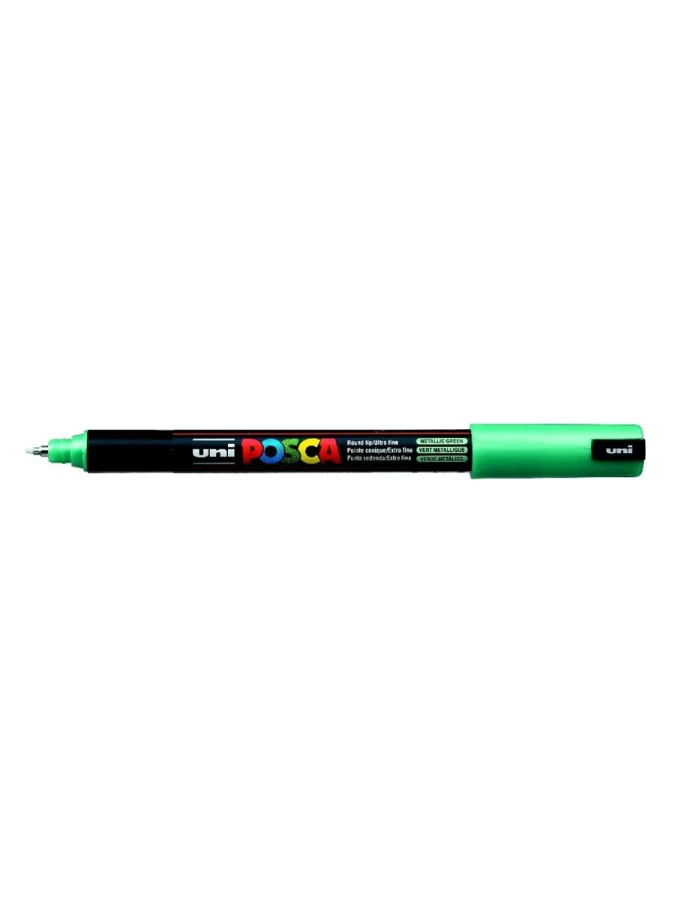 Uni Posca 0.7 Su Bazlı Poster Markörü Metallıc Green Pc-1mr
