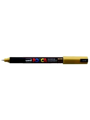 Uni Posca 0.7 Su Bazlı Poster Markörü Gold Pc-1mr