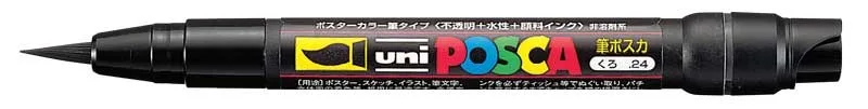 Uni Posca Su Bazlı Poster Markörü Black Pcf-350