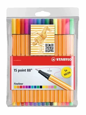 Stabilo Point 88 Keçeli Kalem 10+5 Renk 8815-1