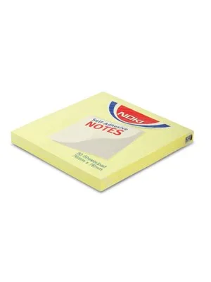 Noki Memo 75x75 Yapışkanlı Not Kağıdı Limon Sarı 12133