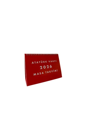 Atatürk Vakfı Piramit Spiralli Masa Takvimi 2026