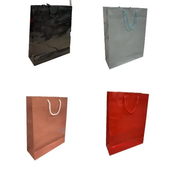 Nedi 35x42 Cm İp Saplı Selefonlu Karton Çanta
