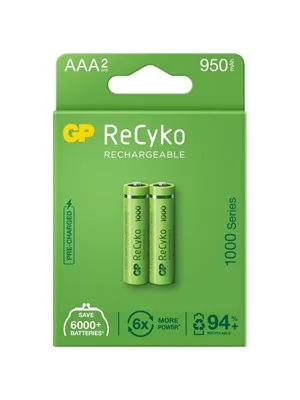 Gp Aaa 950mah 2''li Şarjlı Pil